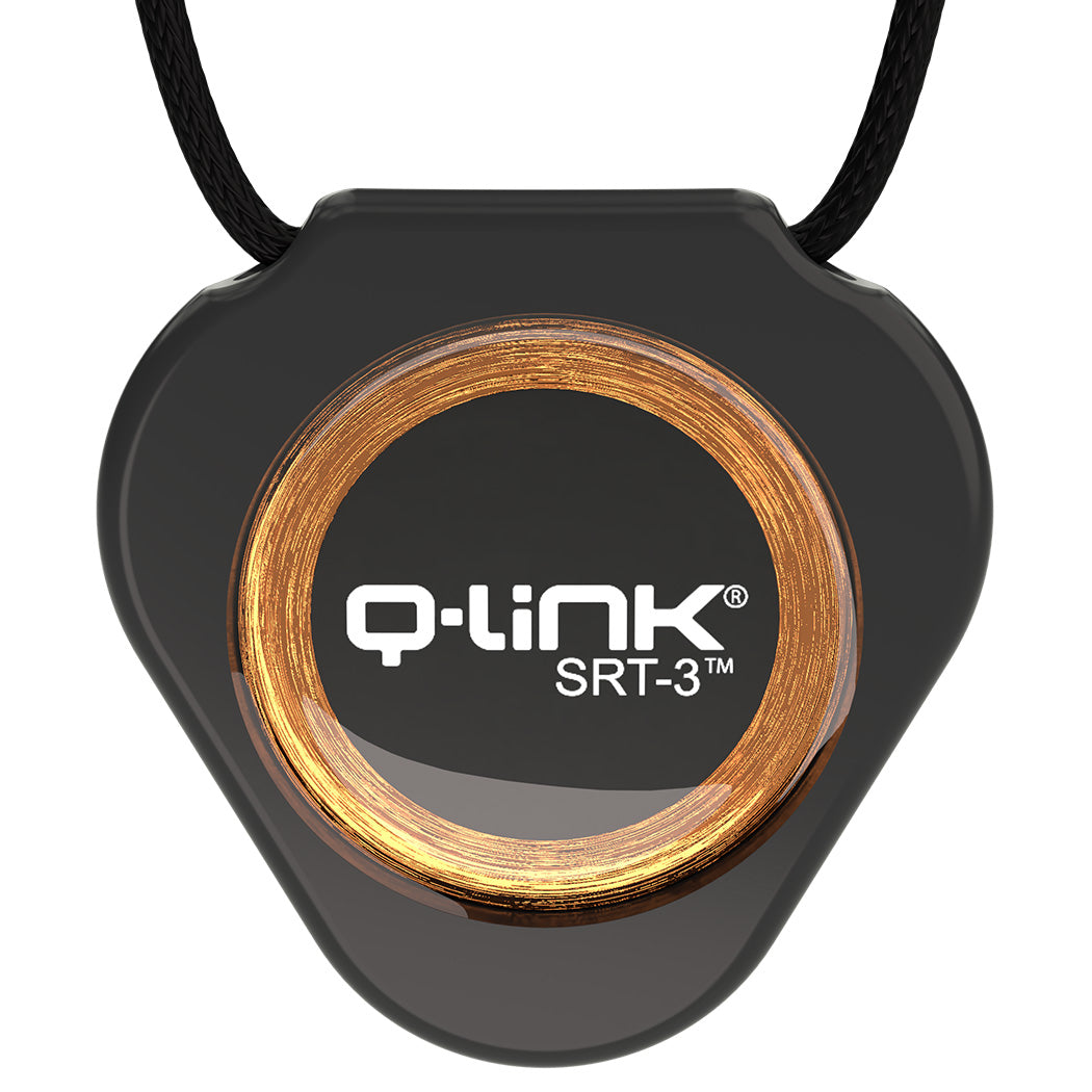 Q-Link Acrylic SRT-3 Pendant (Original Black) Flower of Life