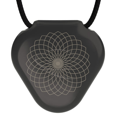 Q-Link Acrylic SRT-3 Pendant (Original Black) Lotus Flower - New!
