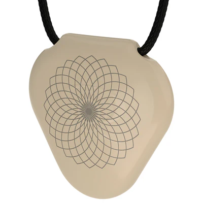 Q-Link Acrylic SRT-3 Pendant (Shifting Sand) Lotus Flower