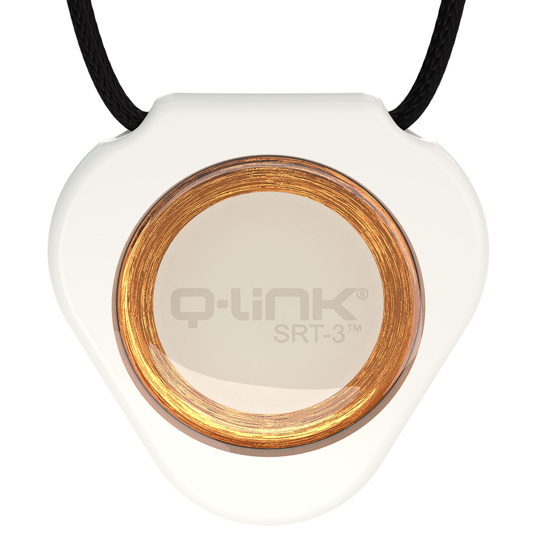 Q-Link Acrylic SRT-3 Pendant (Original White) Flower of Life