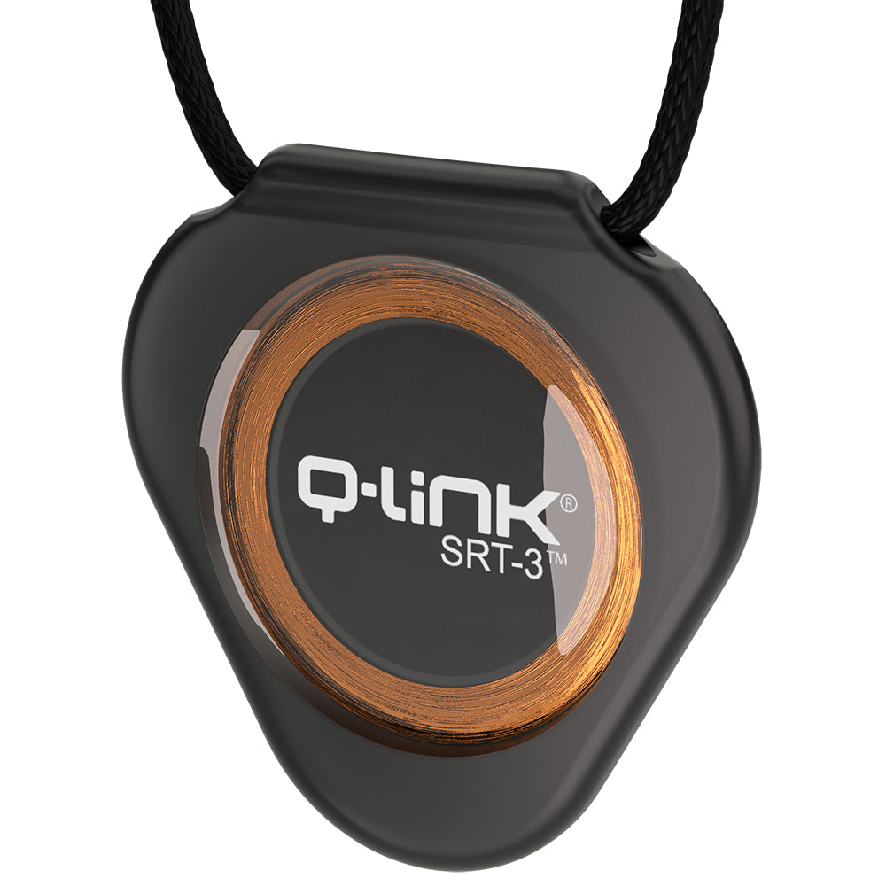 Q-Link Acrylic SRT-3 Pendant (Translucent Carbon)
