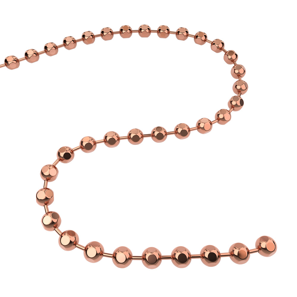 Q-Link Brand Copper Chain (Faceted)