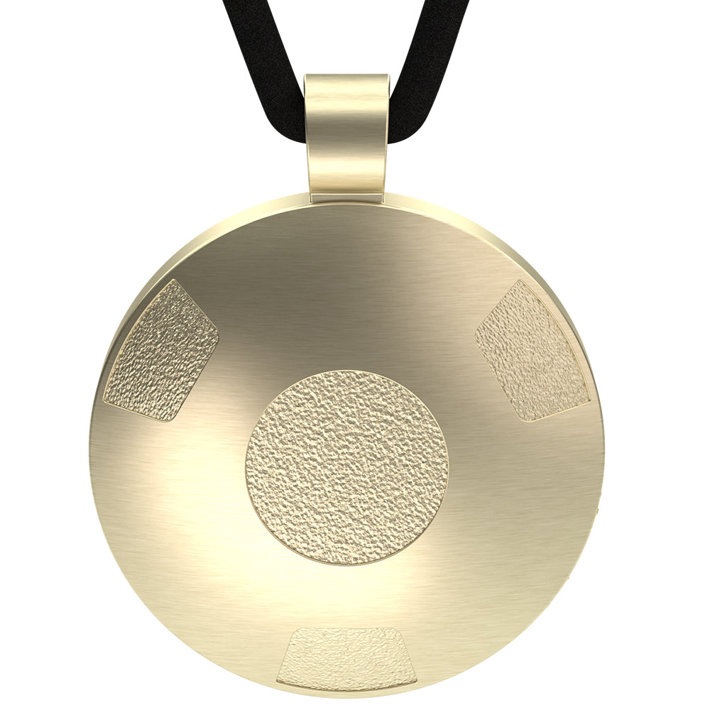 Q-Link Gold Retro SRT-3 Pendant (Brushed)