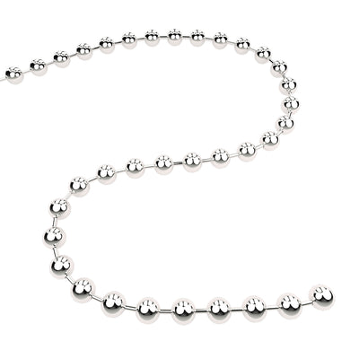 Q-Link Brand Sterling Silver Chain (Bead)