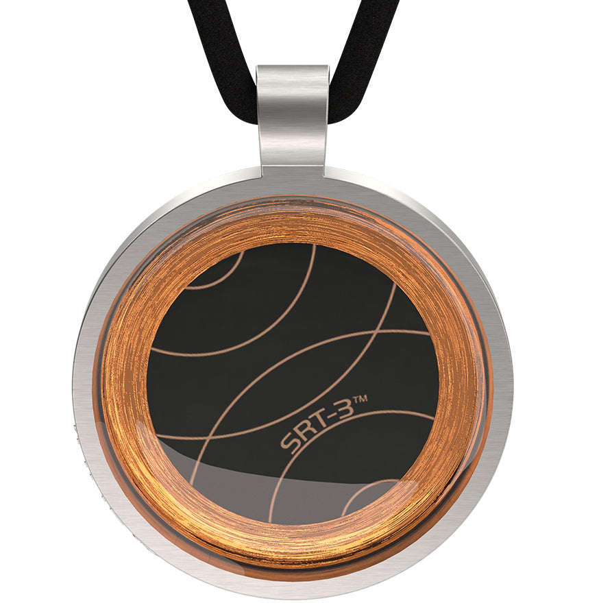 Q-Link Silver Retro SRT-3 Pendant (Brushed)