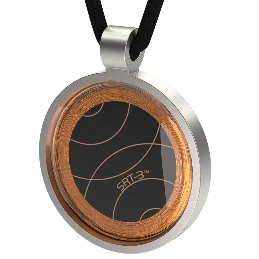 Q-Link Silver Retro SRT-3 Pendant (Brushed)