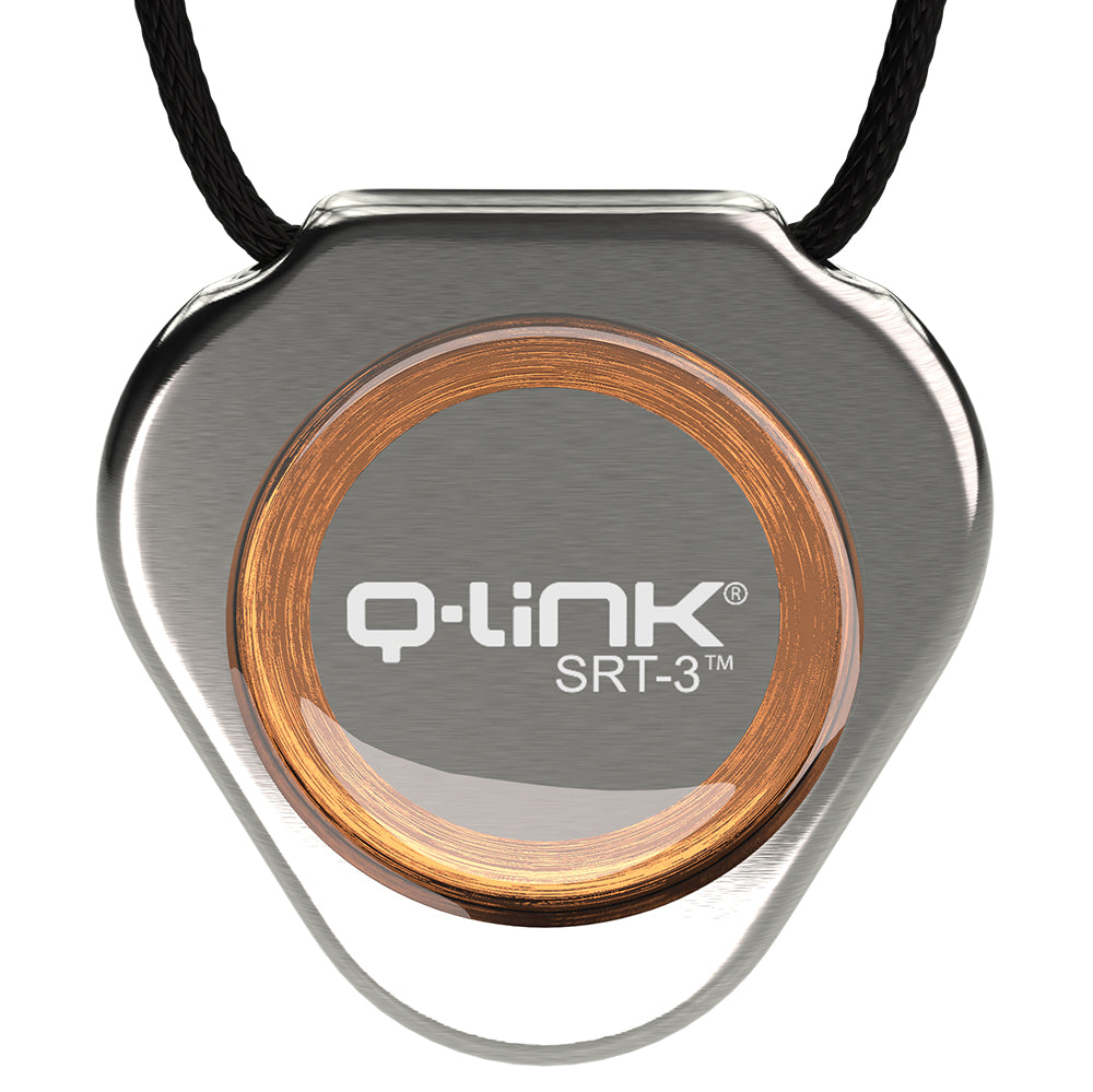 Q-Link Stainless Steel (Natural) (Lotus Flower) SRT-3 Pendant