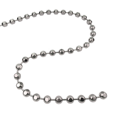 Q-Link Brand Sterling Silver Chain (Faceted)