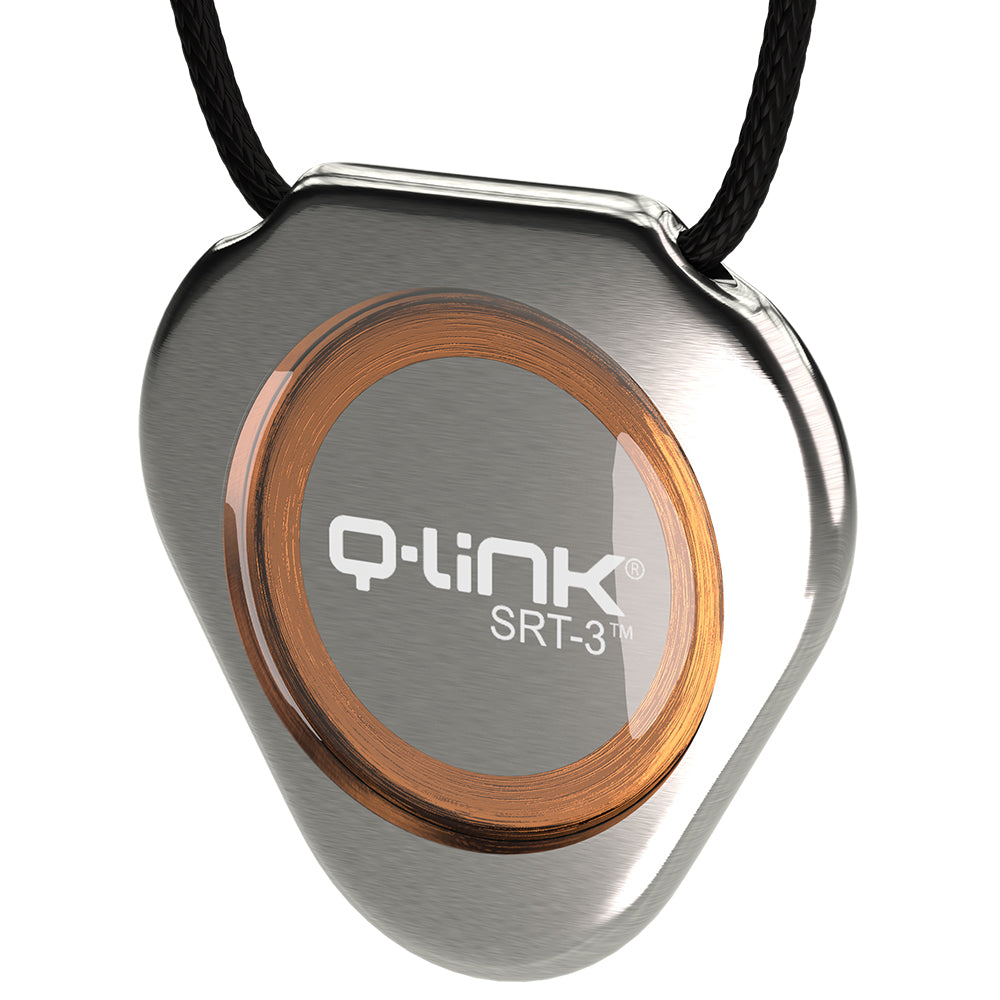 Q-Link Stainless Steel (Natural) (Lotus Flower) SRT-3 Pendant